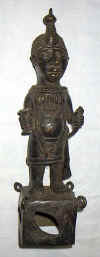 Statue africaine en bronze du Zaire