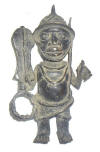 statue bronze africain du benin