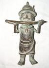 statue bronze africain du benin