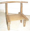 chaise africaine baoul de Cte d'Ivoire