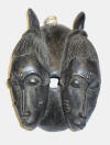 Masque africain baoul de Cte d'Ivoire