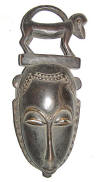 Masque africain baoule de Cote d'Ivoire