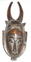 Masque africain Yaour de Cte d'Ivoire