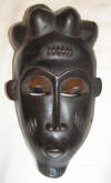 Masque africain baoule de Côte d'Ivoire