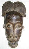 Masque africain baoule de Cte d'Ivoire