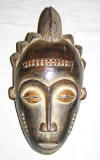 Masque africain baoule de Cote d'Ivoire