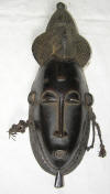 Masque africain baoule de Cote d'Ivoire