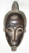 Masque africain baoule de Cote d'Ivoire