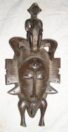 masque africain senoufo de cote d'ivoire galerie art et artisanat africain