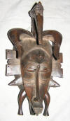 masque africain senoufo de cote d'ivoire galerie art et artisanat africain