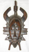 masque africain senoufo de cote d'ivoire galerie art et artisanat africain
