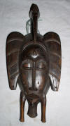 Masque africain senoufo de Cte d'Ivoire