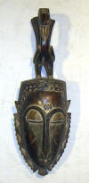 Masque africain yaour de Cte d'Ivoire