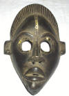 Masque africain dan de Cte d'Ivoire