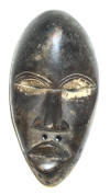 Masque africain dan de Cte d'Ivoire