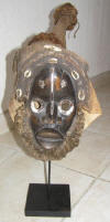 Masque africain dan de Côte d'Ivoire