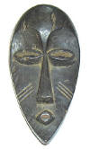 Masque africain fang du Gabon