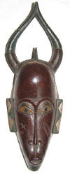 masque rituel africain gouro cote d'ivoire