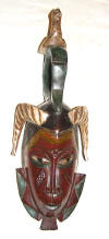 masque rituel africain gouro cote d'ivoire