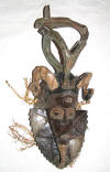 masque rituel africain gouro cote d'ivoire