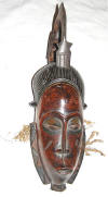 masque rituel africain gouro cote d'ivoire