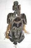 masque rituel africain gouro cote d'ivoire
