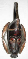 masque rituel africain gouro cote d'ivoire