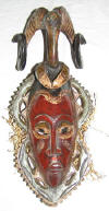 masque rituel africain gouro cote d'ivoire