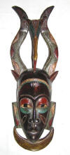 masque rituel africain gouro cote d'ivoire