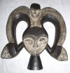 Masque africain kwele du Gabon