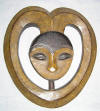 Masque africain kwele du gabon