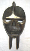 Masque africain kwele du gabon