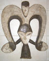 Masque africain kwele du gabon