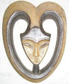 Masque africain kwele du gabon