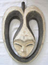 Masque africain kwele du gabon