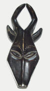 Masque africain zoomorphe kwele du gabon