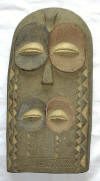 Masque africain bembe du Zaire