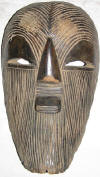 Masque africain songye du Zaire