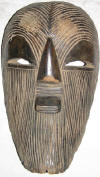 Masque africain songye du Zaire