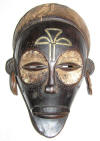 Masque africain tchokwe du Zaire