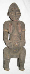 Statue africaine yorouba du Nigeria